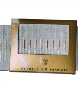 Electrolysis Needles F2 Gold (50)