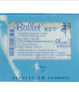 Electrolysis Needles Ballet K3 Insulated (50)